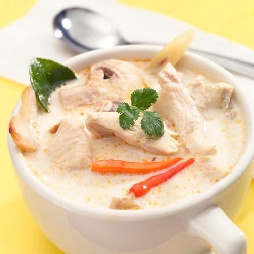 Кокосовый суп с курицей (Том кха Тайская кухня )